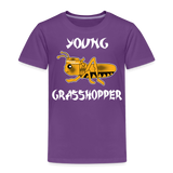 Young Grasshopper Toddler Premium T-Shirt - purple