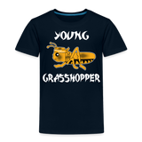 Young Grasshopper Toddler Premium T-Shirt - deep navy