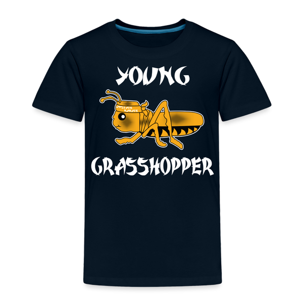 Young Grasshopper Toddler Premium T-Shirt - deep navy