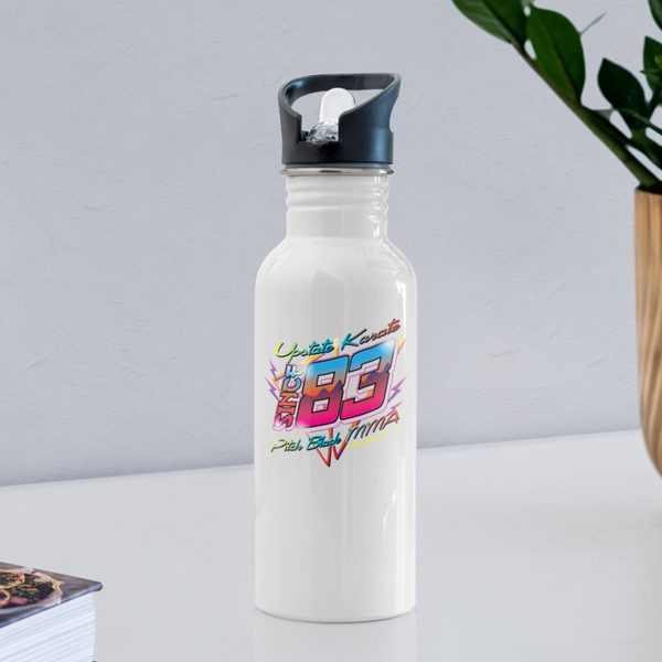 Retro 83 Water Bottle - white