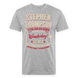 "Wonderboy" Fight T - heather gray