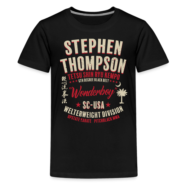 Official "Wonderboy" Fight T Kids' Premium T-Shirt - black