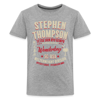 Official "Wonderboy" Fight T Kids' Premium T-Shirt - heather gray