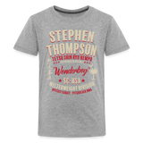 Official "Wonderboy" Fight T Kids' Premium T-Shirt - heather gray
