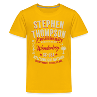 Official "Wonderboy" Fight T Kids' Premium T-Shirt - sun yellow