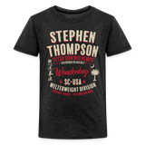 Official "Wonderboy" Fight T Kids' Premium T-Shirt - charcoal grey